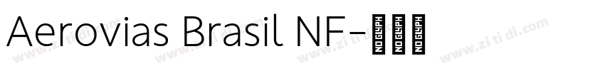 Aerovias Brasil NF字体转换